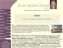 Tablet Screenshot of jaynejaudonferrer.com